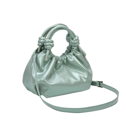 Jolly Shiny Structure Bag in Glow Green