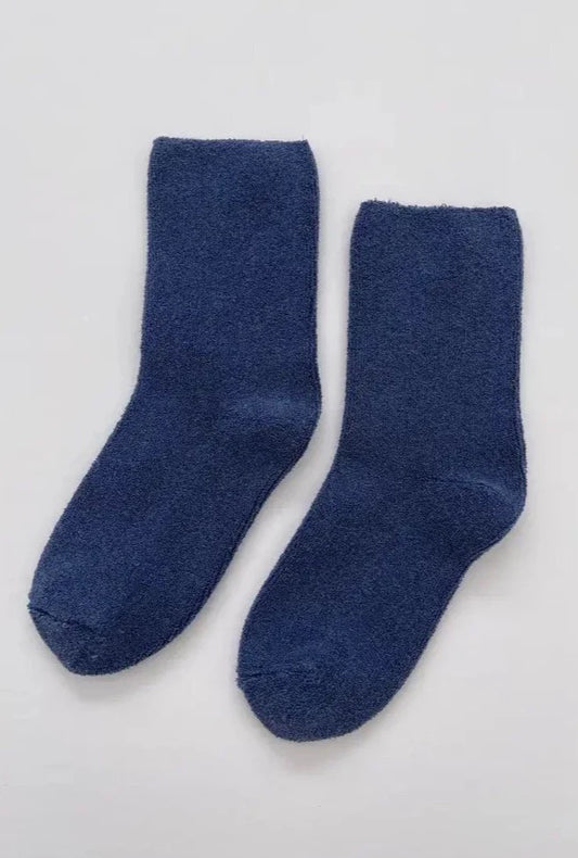 Cloud Socks in Bijou Blue