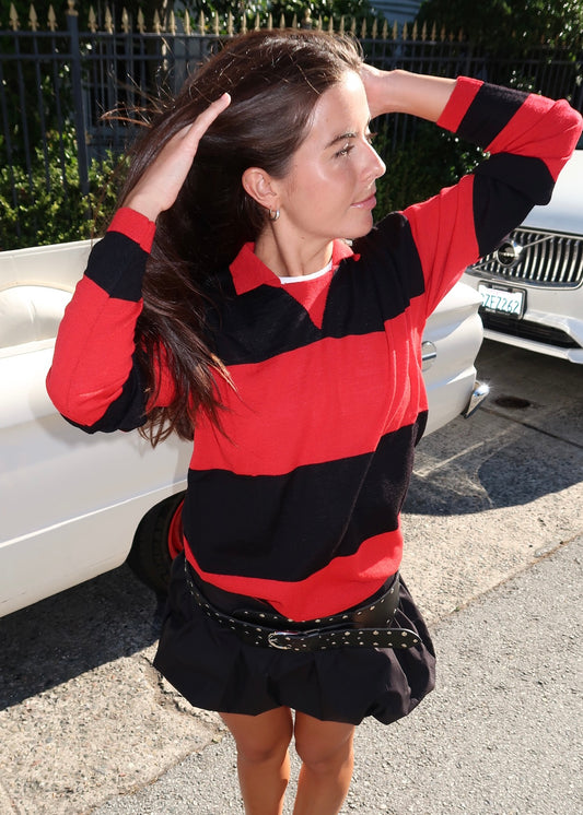 Jess Polo in Red/Black