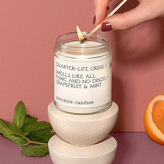 Quarter Life Crisis Glass Jar Candle