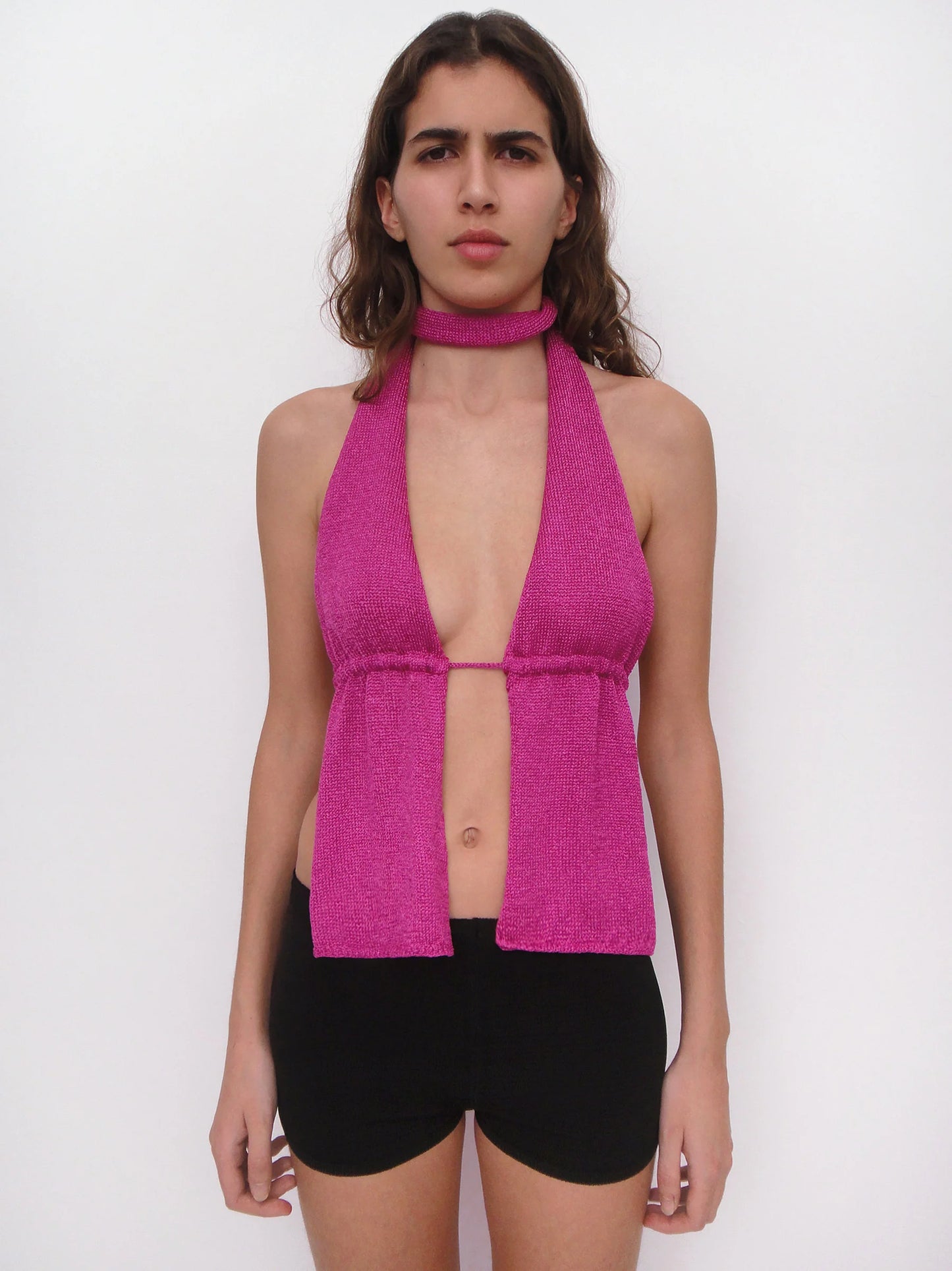 Brillo Top in Fuscia