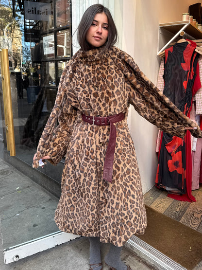 Rina Coat in Leopard