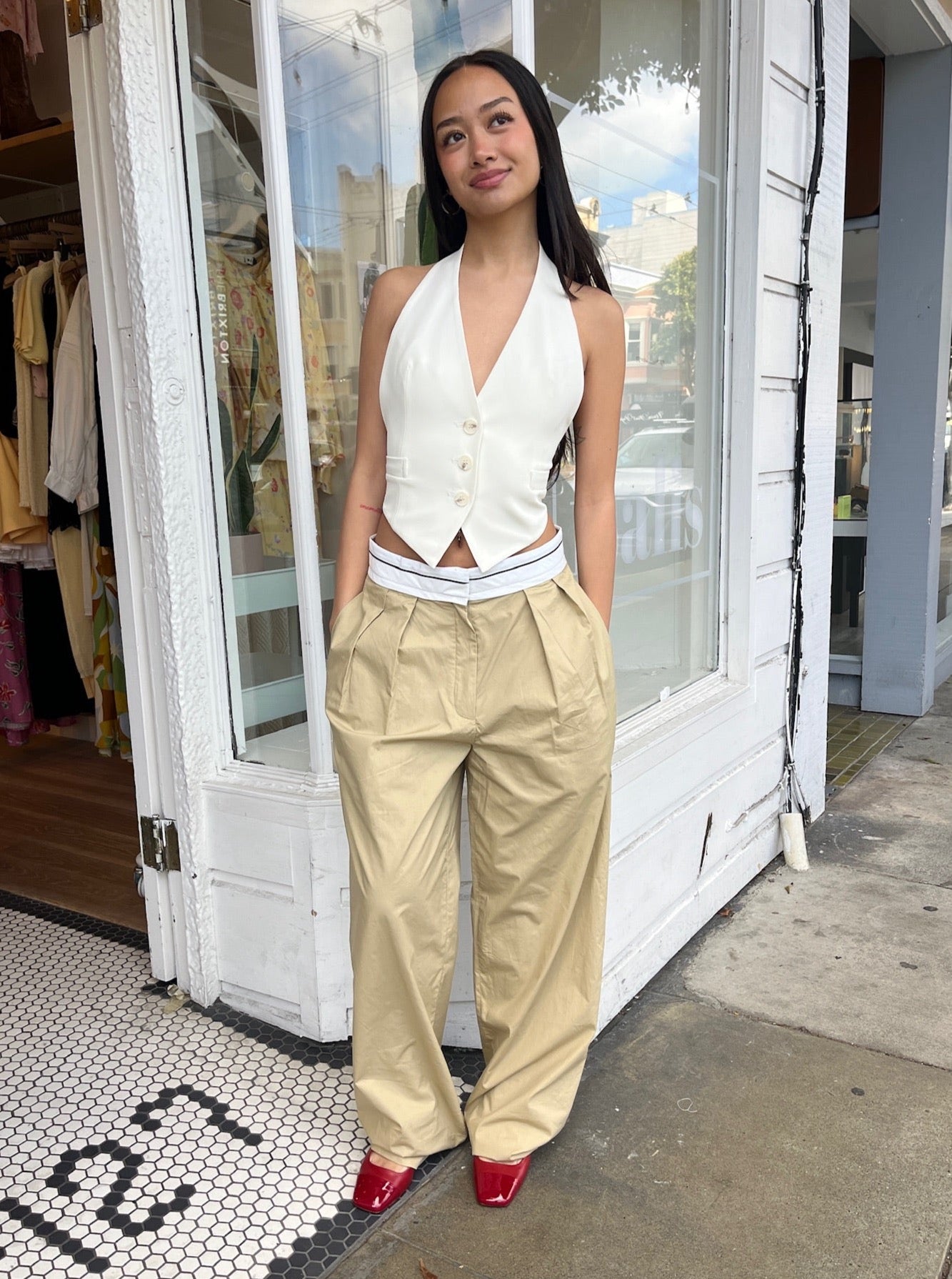 Tamira Pant in Sand