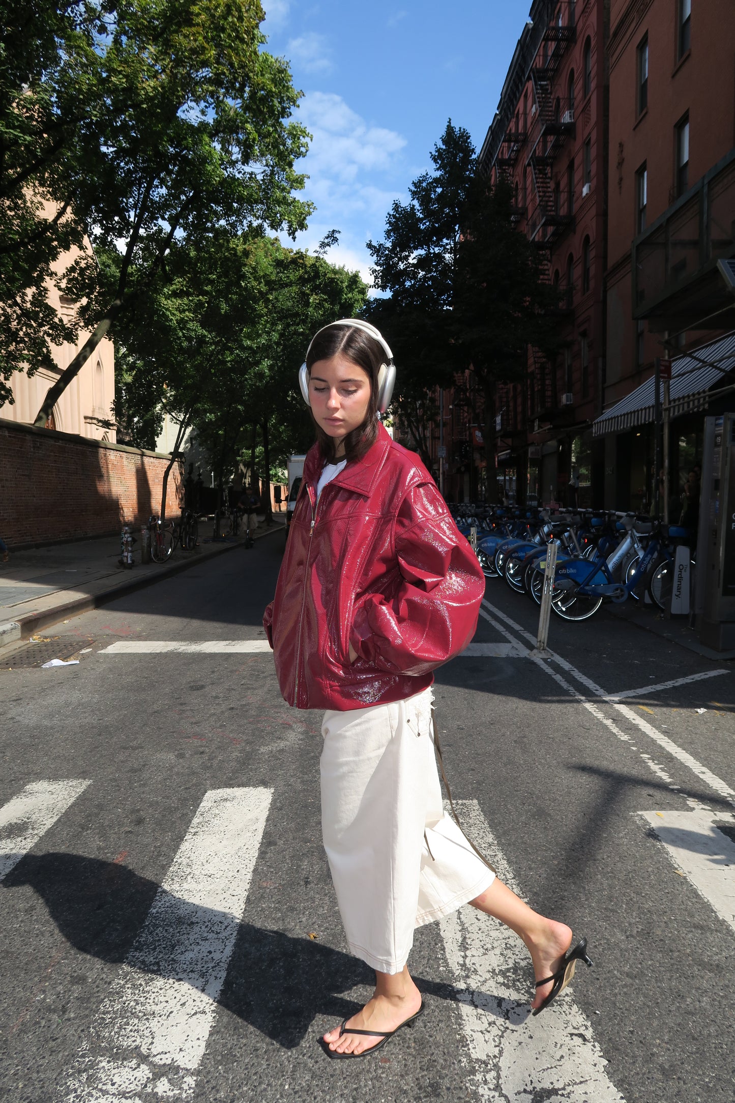 Cupido Bomber Jacket in Red