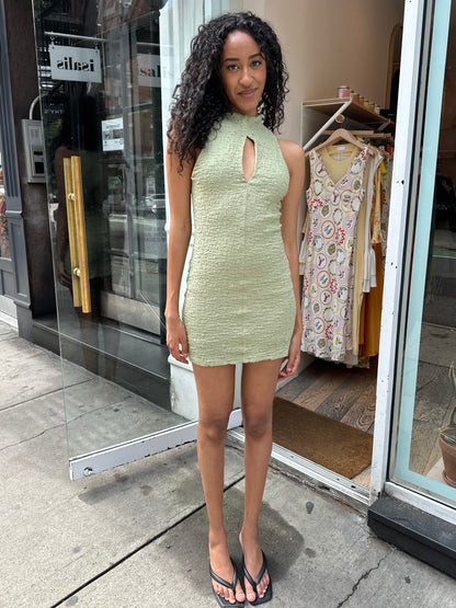 Brielle Mini Dress in Sage