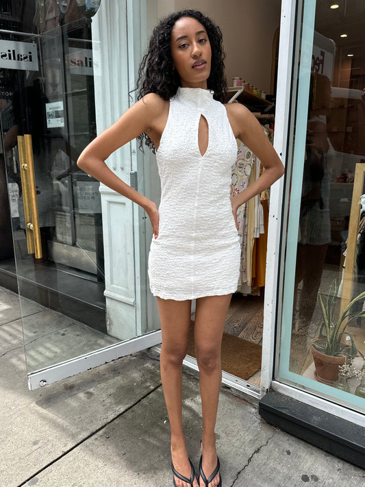 Brielle Mini Dress in Cream