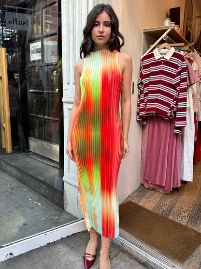 Wave Tank Dress in Veil