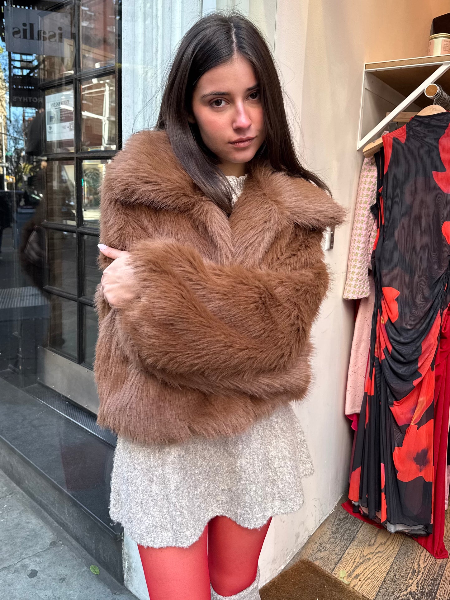 Sugar Fur Coat in Chocolate