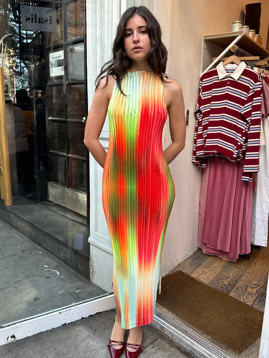 Wave Tank Dress in Veil