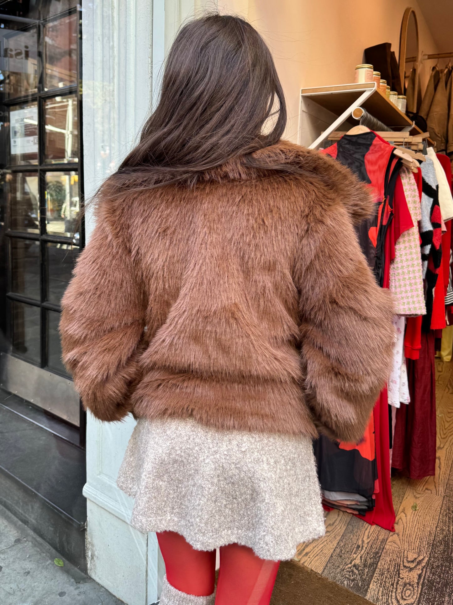 Sugar Fur Coat in Chocolate