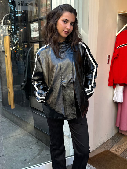 Cindy Moto Jacket in Black