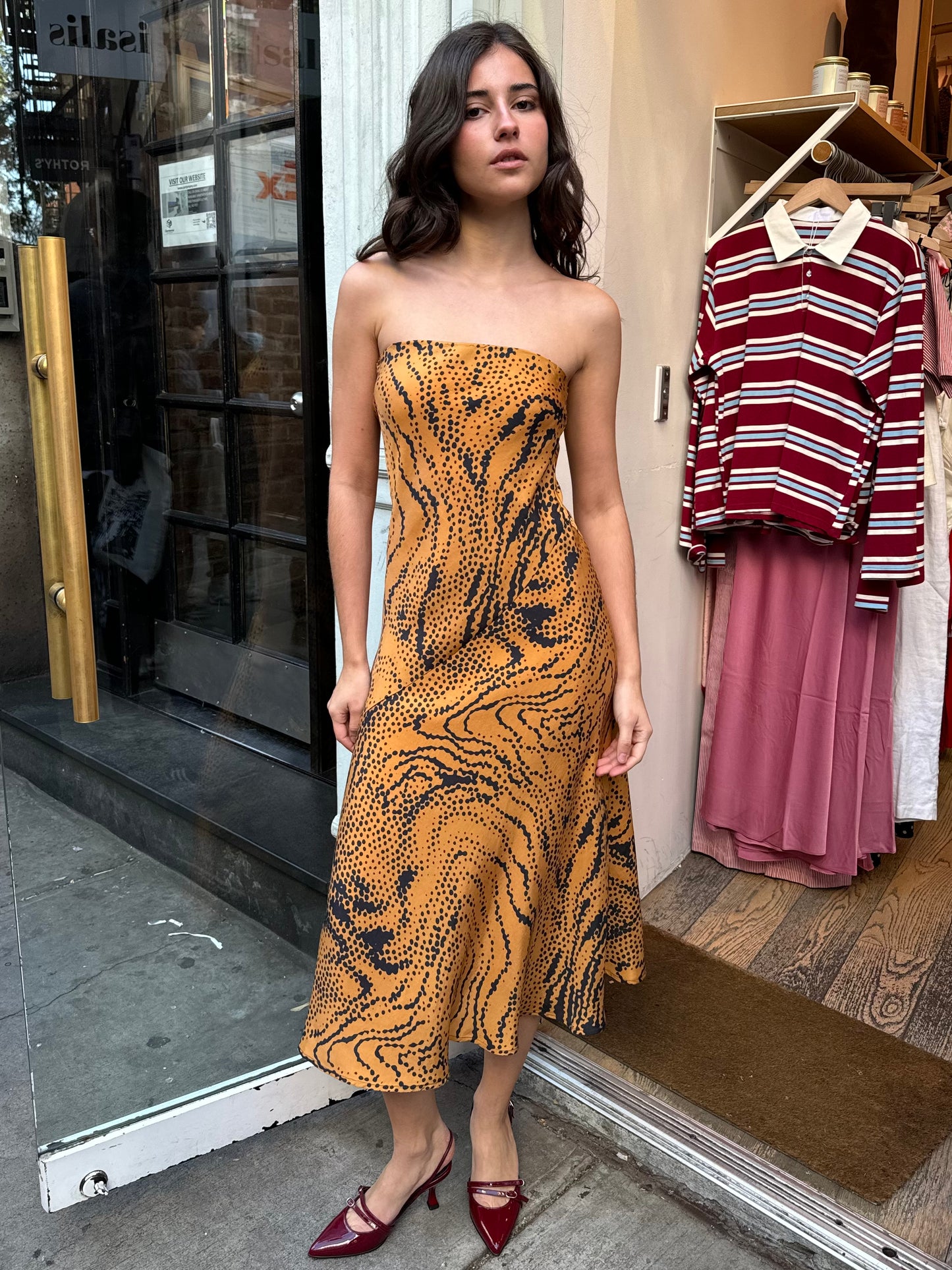 Tali Dress in Zora Gold