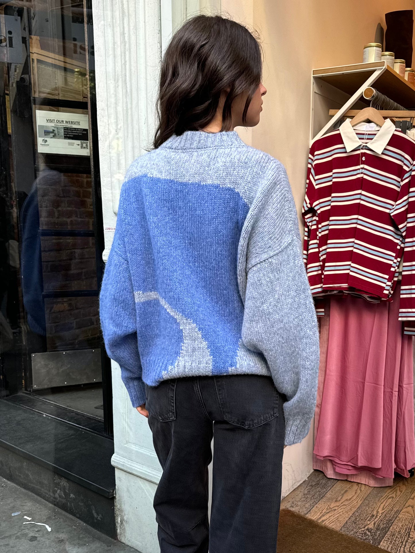 Folari Pullover in Sky Blue