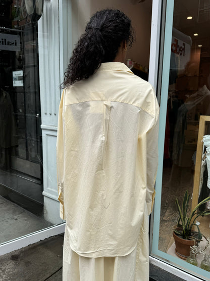 Vieste Oversized Shirt in Lemon