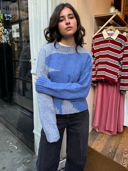 Folari Pullover in Sky Blue