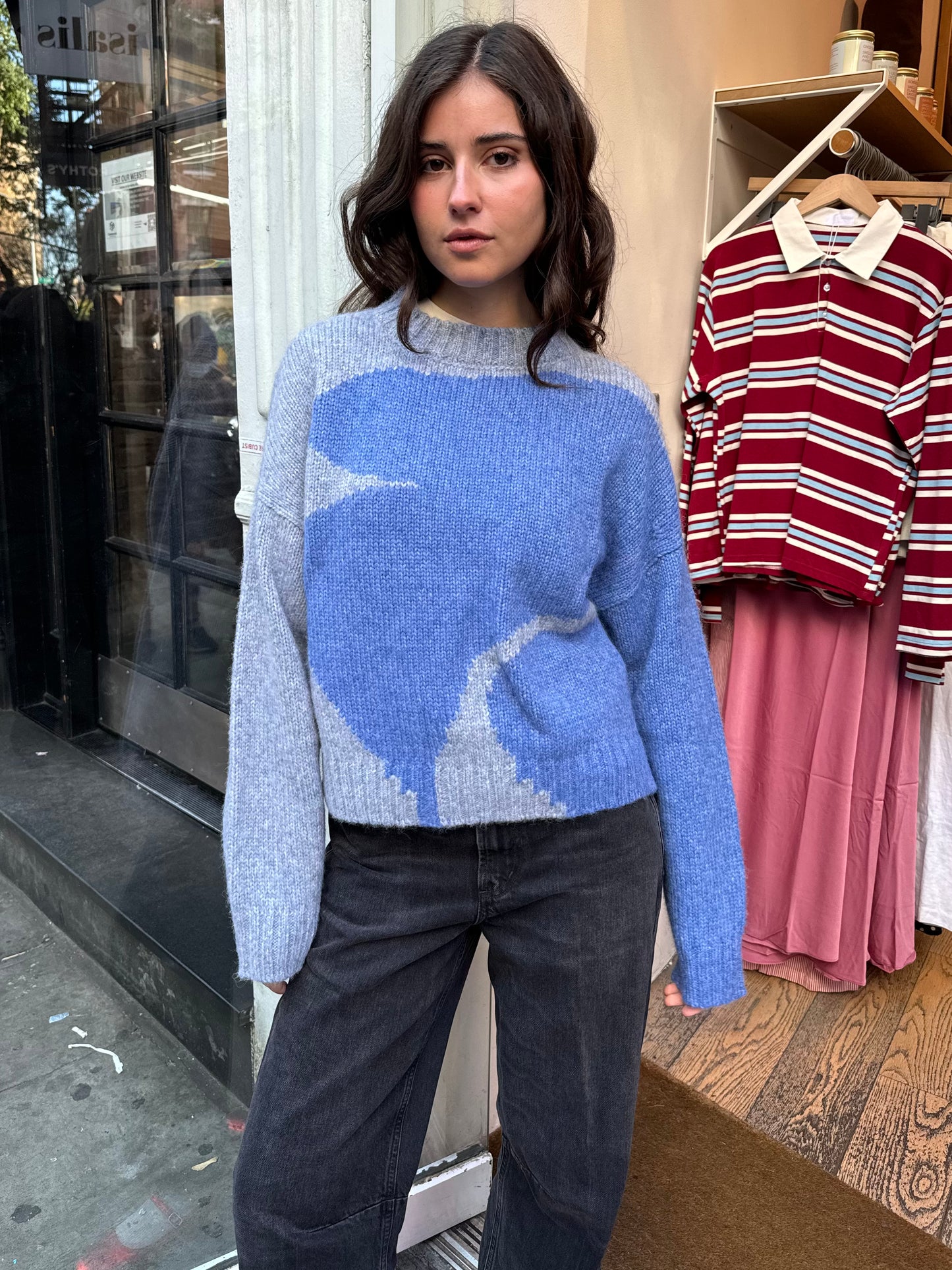 Folari Pullover in Sky Blue