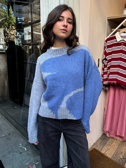 Folari Pullover in Sky Blue