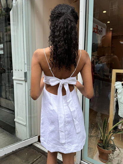 Antibes Mini Dress in White