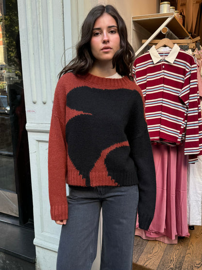 Folari Pullover in Burnt Umber