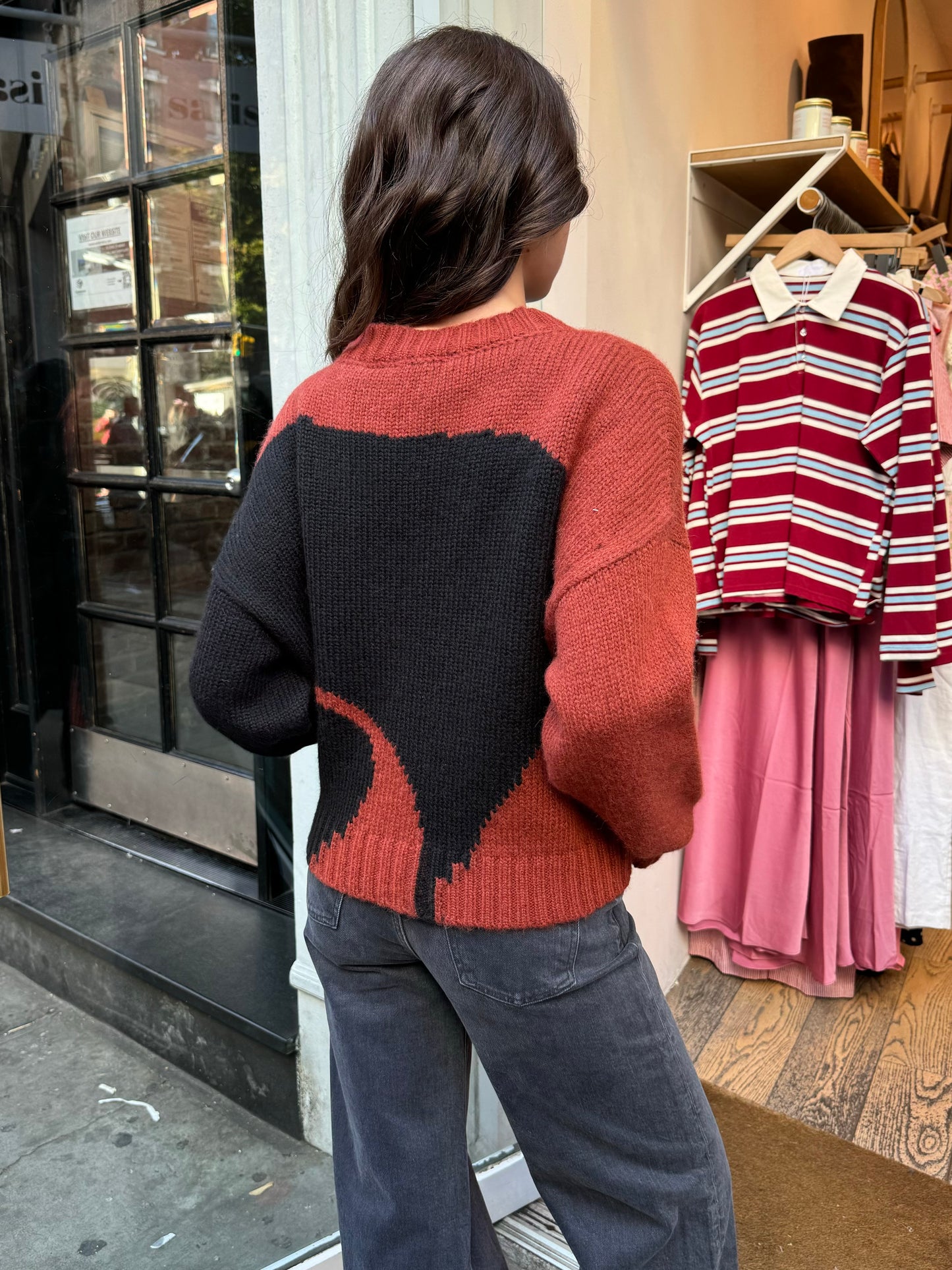 Folari Pullover in Burnt Umber