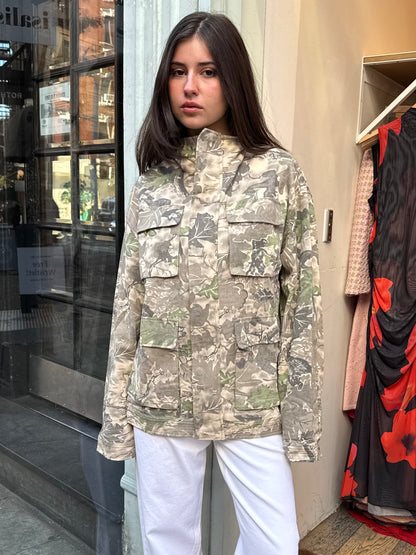 Bambi Twill Jacket in Camo