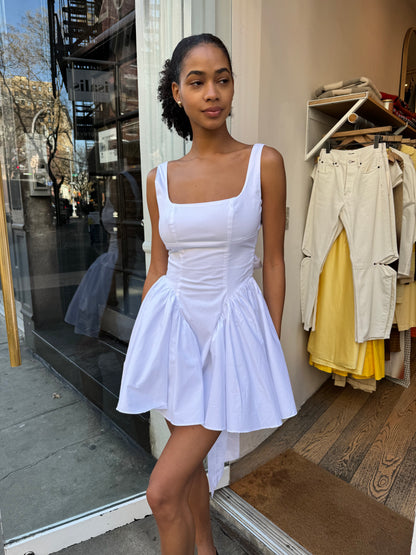 Ballet Mini Dress in White