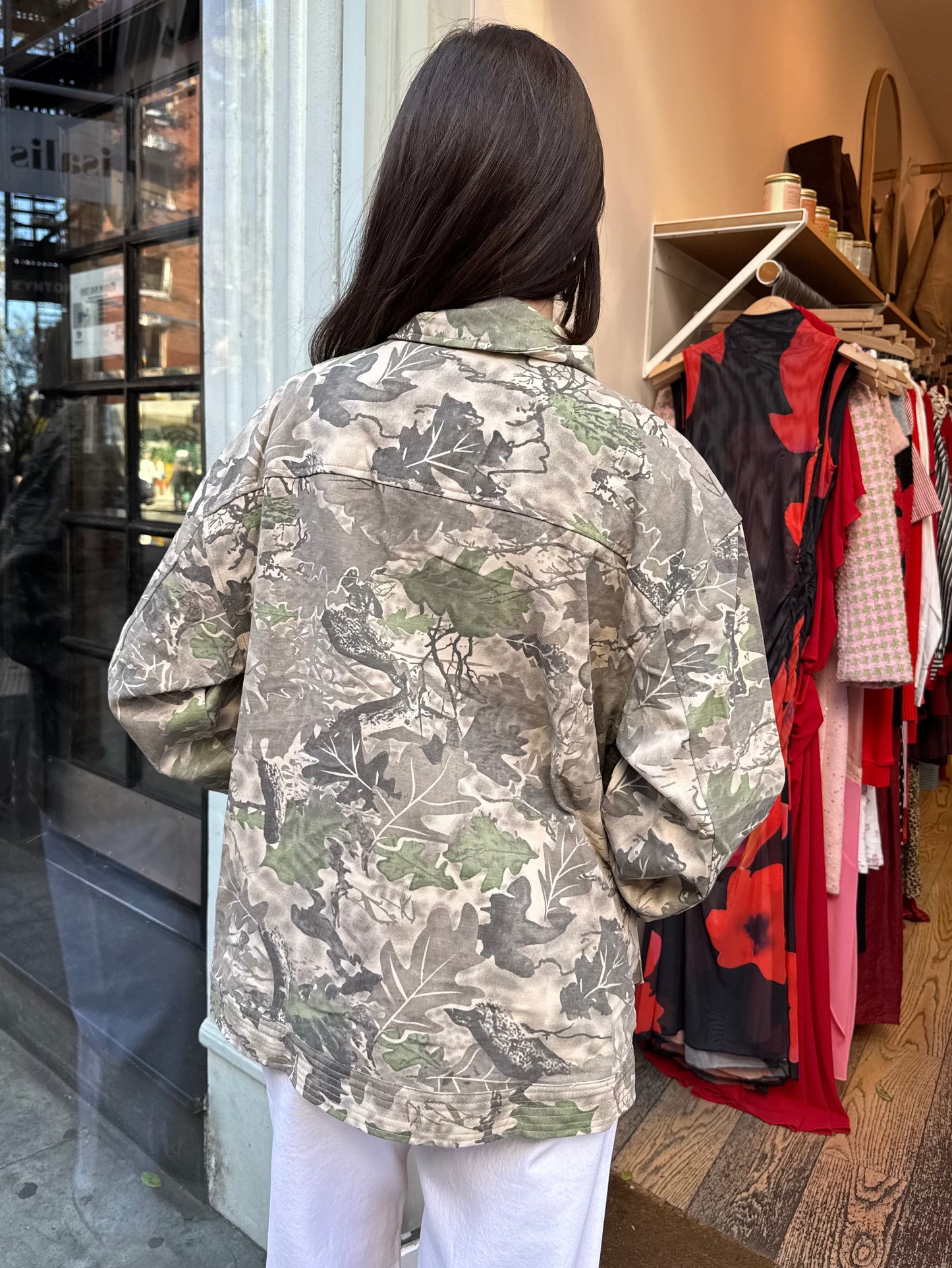 Bambi Twill Jacket in Camo