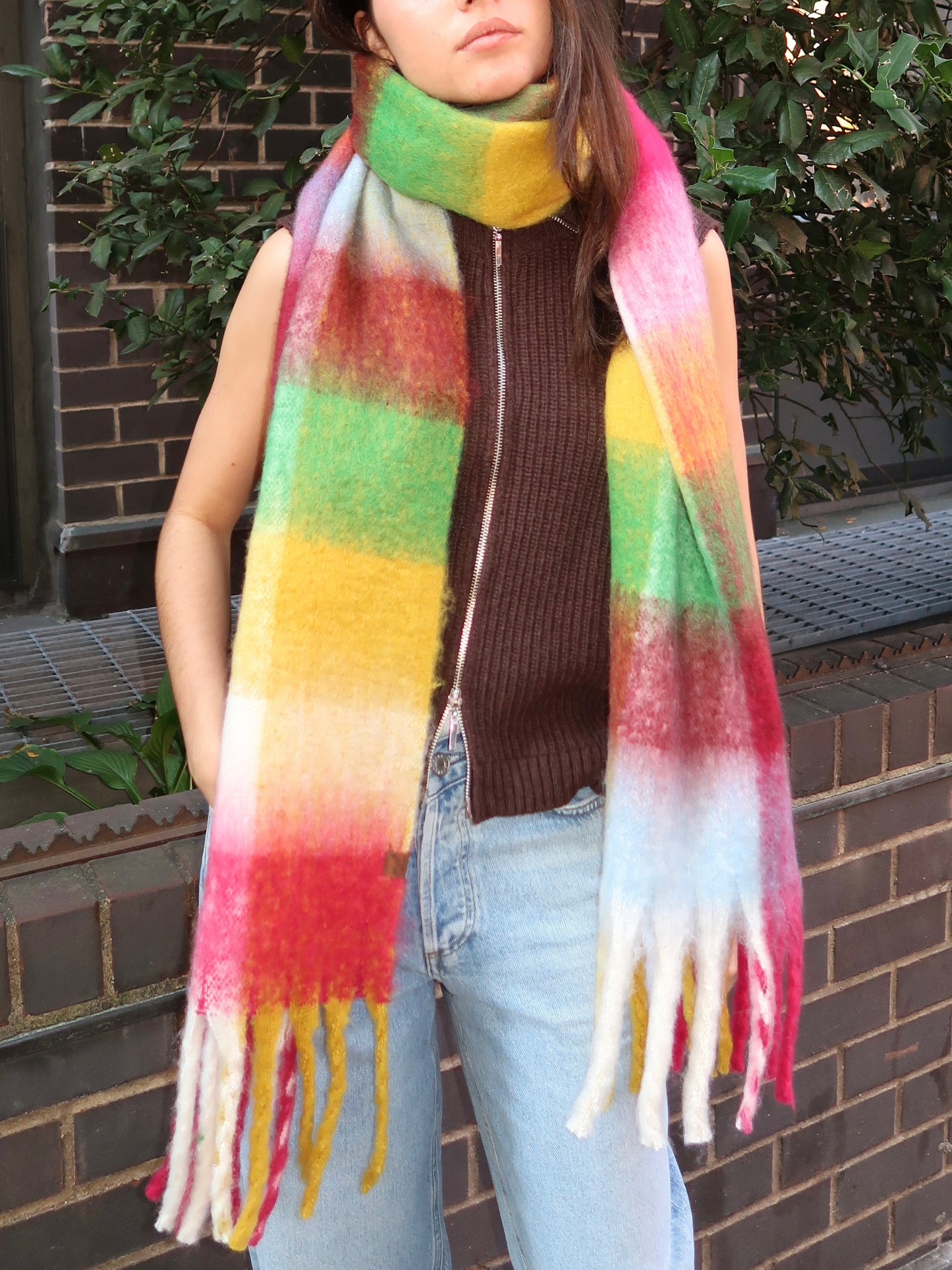 Sweetheart Scarf in Rainbow