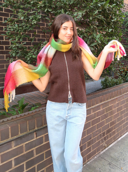 Sweetheart Scarf in Rainbow