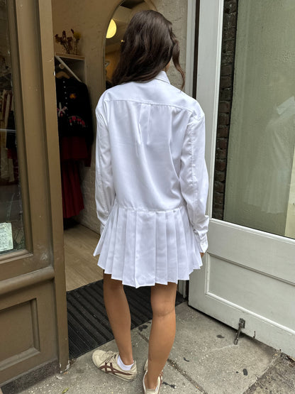 Sennae Shirt Dress in White