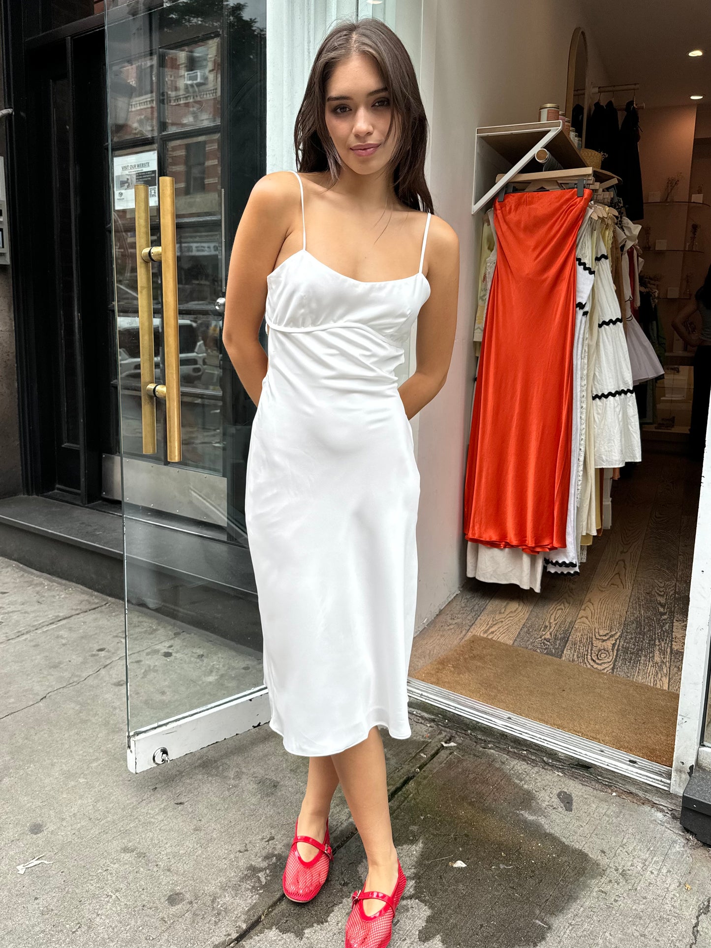 Young Maxi Dress in White