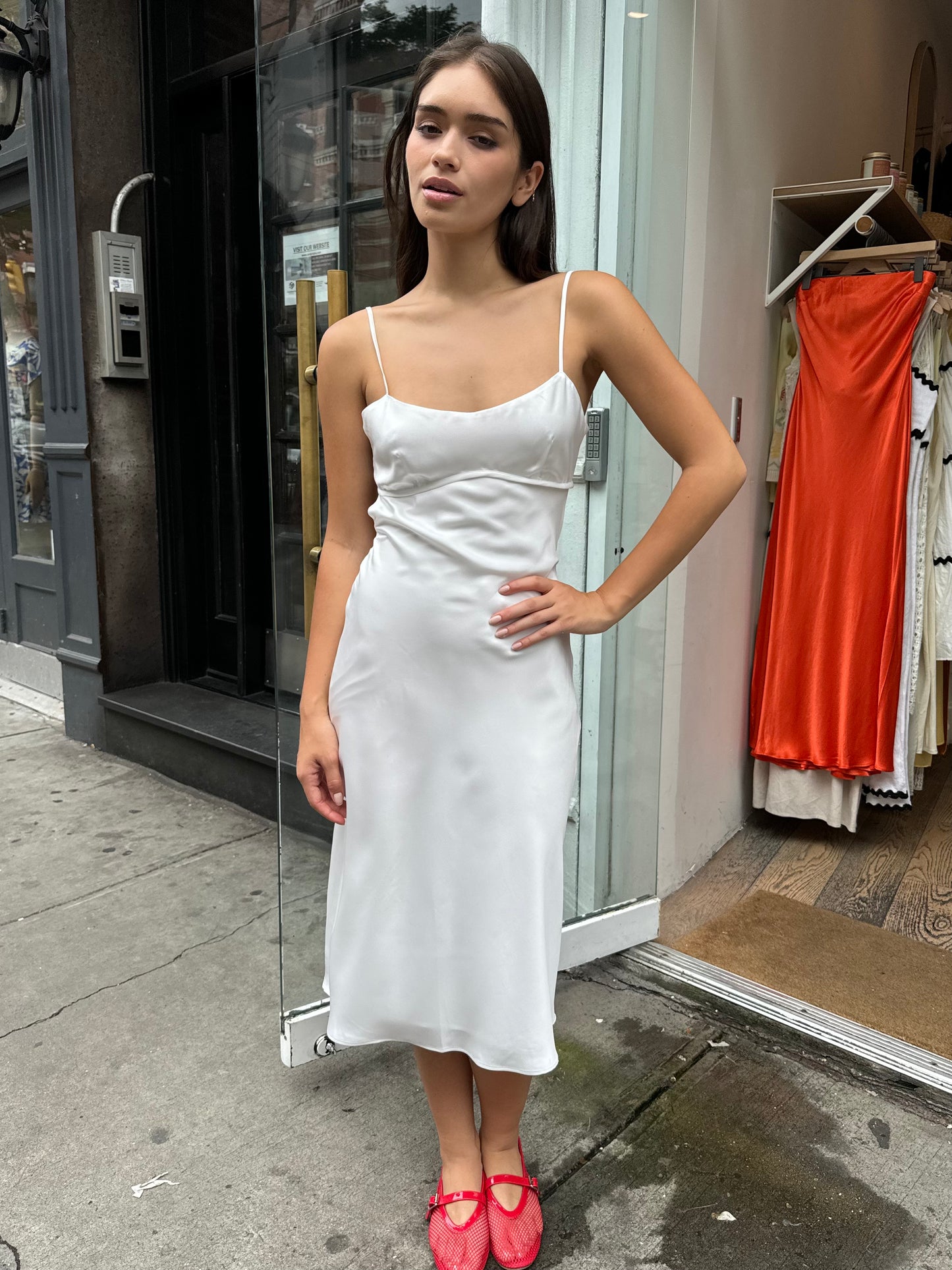 Young Maxi Dress in White