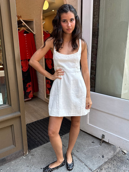 Sanne Mini Dress in White