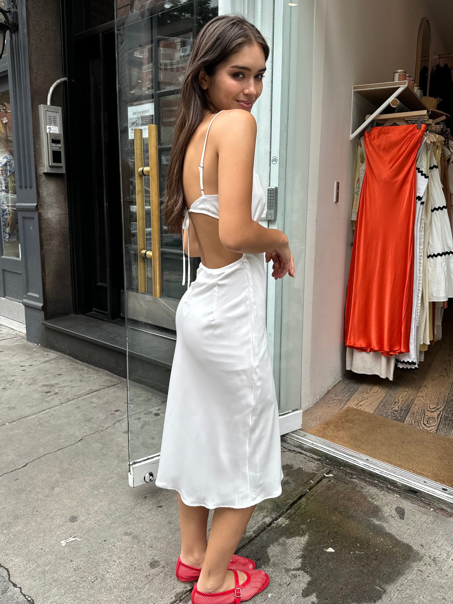 Young Maxi Dress in White