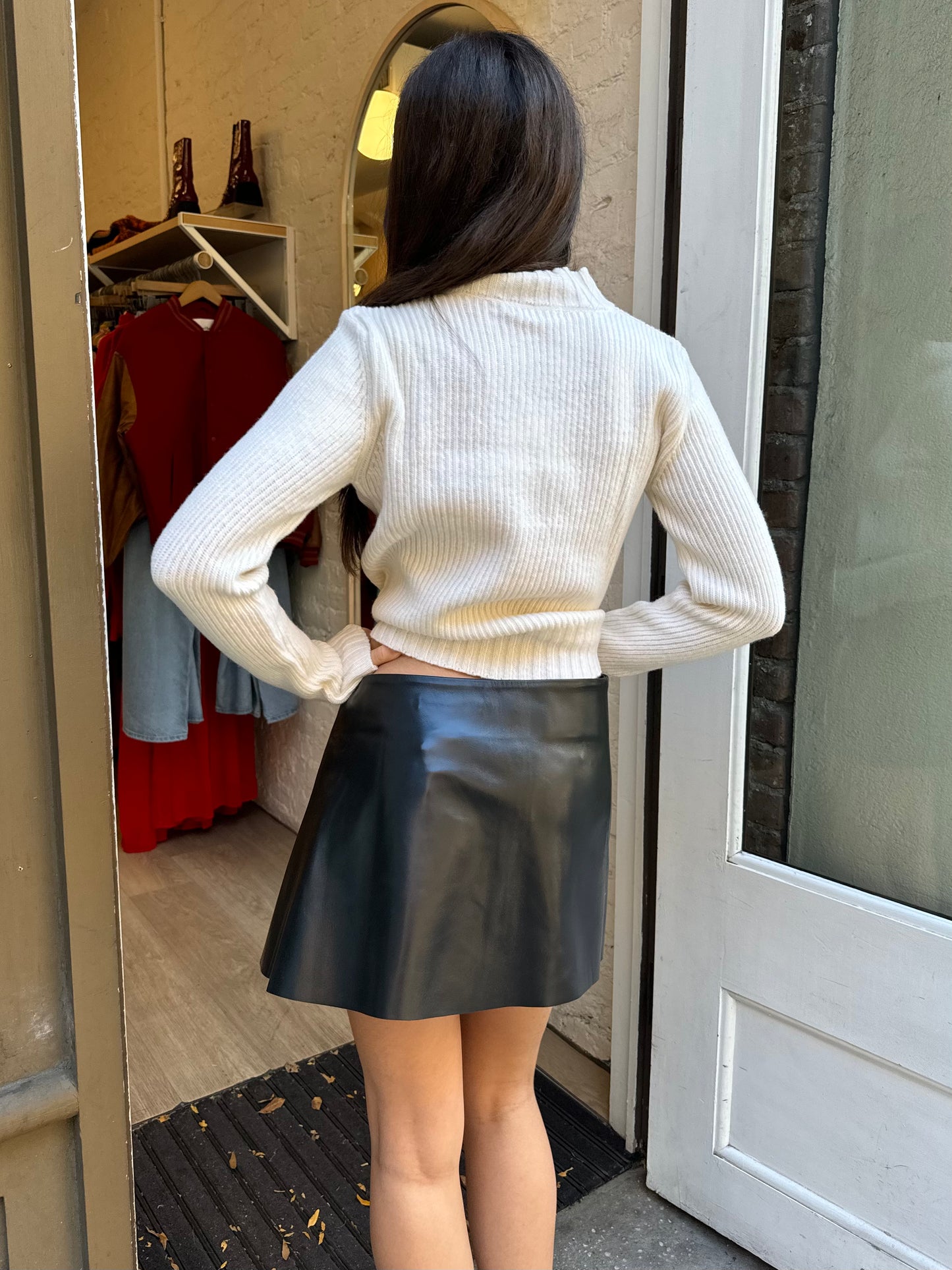 Blanca Mini Skirt in Black