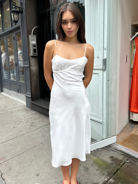 Young Maxi Dress in White