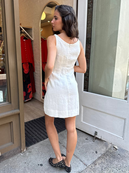 Sanne Mini Dress in White