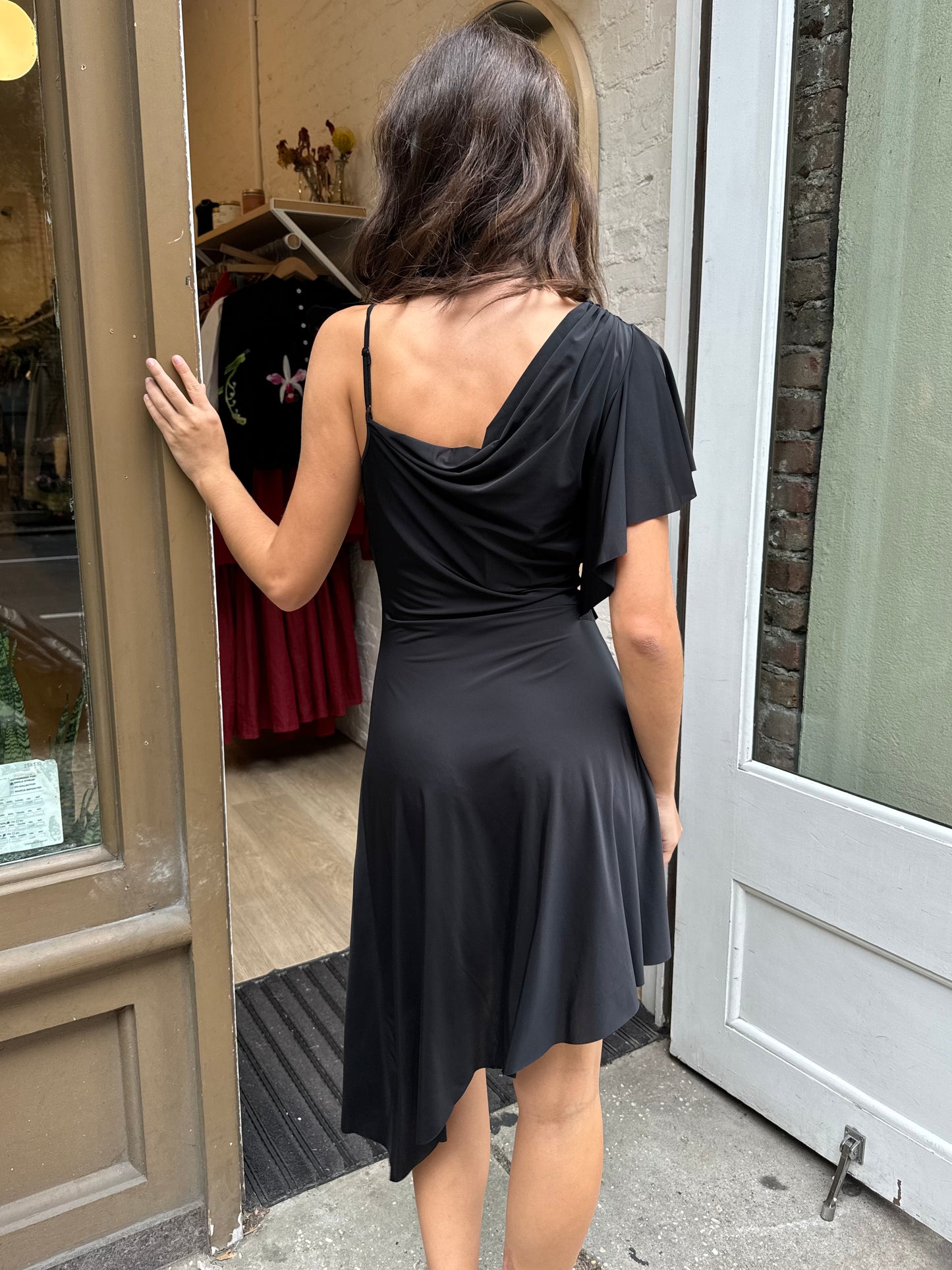 Palma Midi Dress in Black