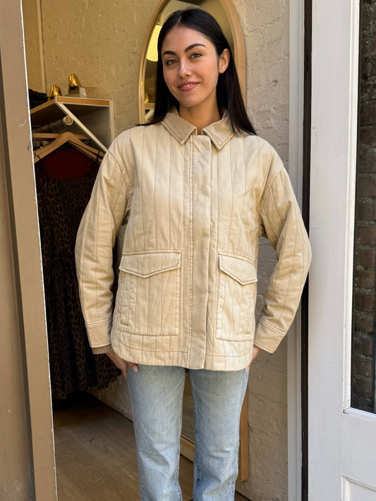 Cecile Quilted Jacket in Canoe