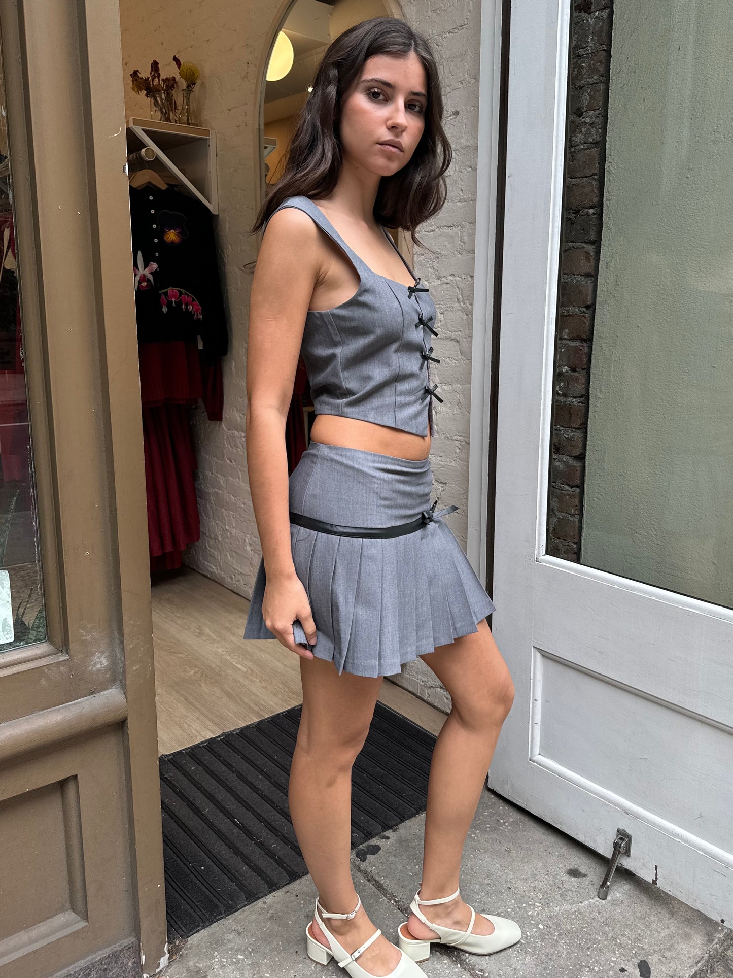 Agnes Skirt in Charcoal