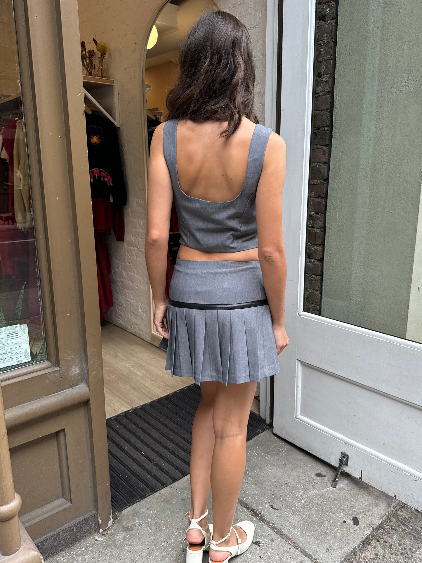 Agnes Skirt in Charcoal