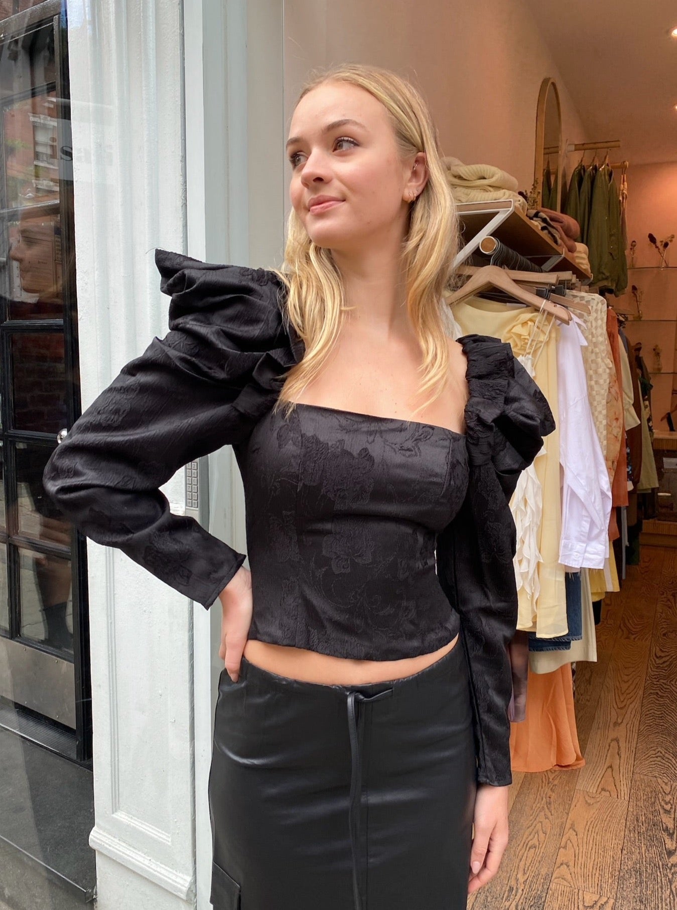 Amara Top in Black