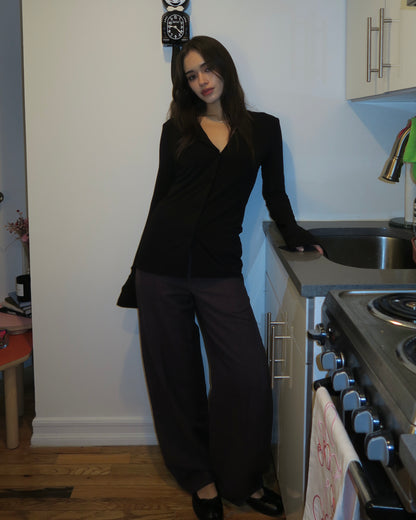 Lenza Trouser in Charcoal