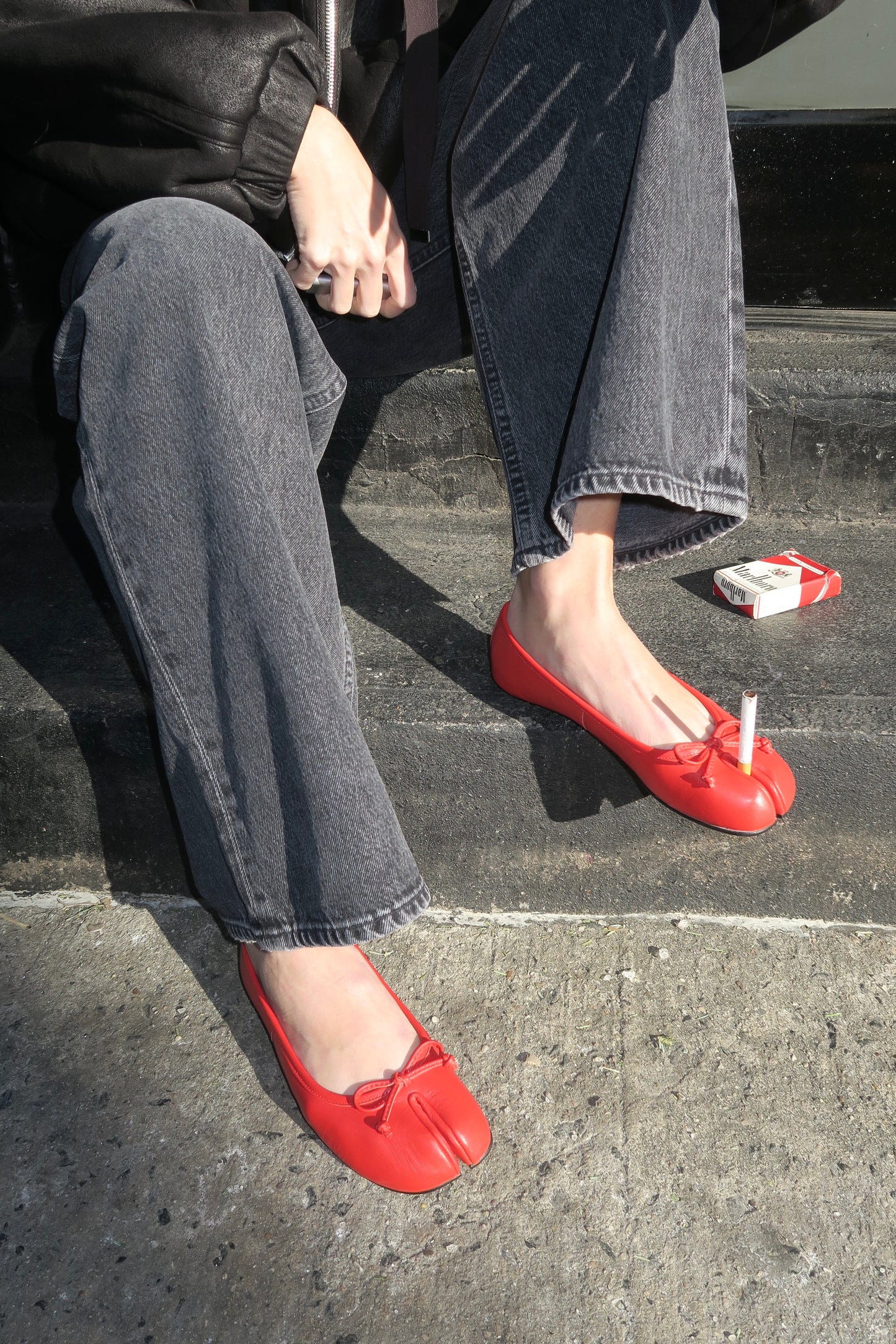 Mason Ballet Flat in Red