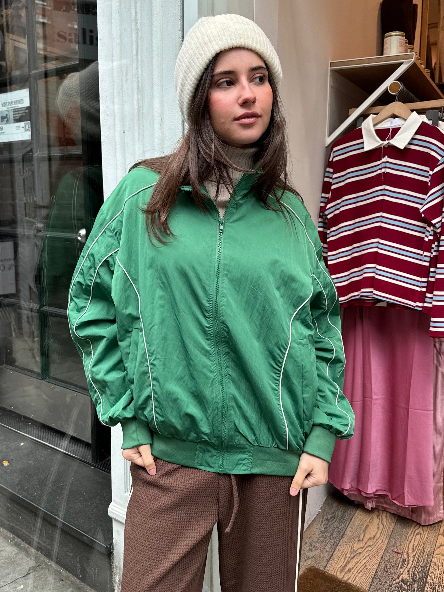 Chalamet Jacket in Hunter Green