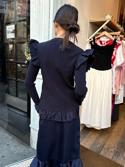 Floriane Cardigan in Navy