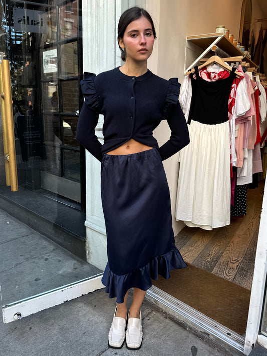 Charlene Skirt in Navy