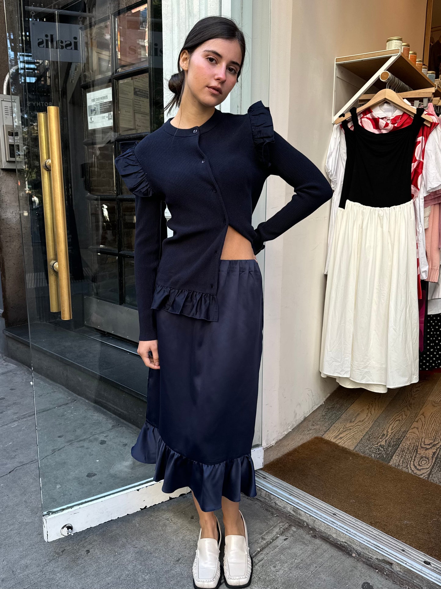 Charlene Skirt in Navy