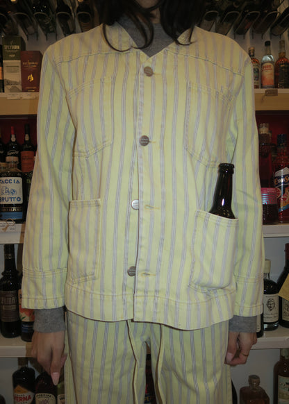 Luca Jacket in Yellow Stripe