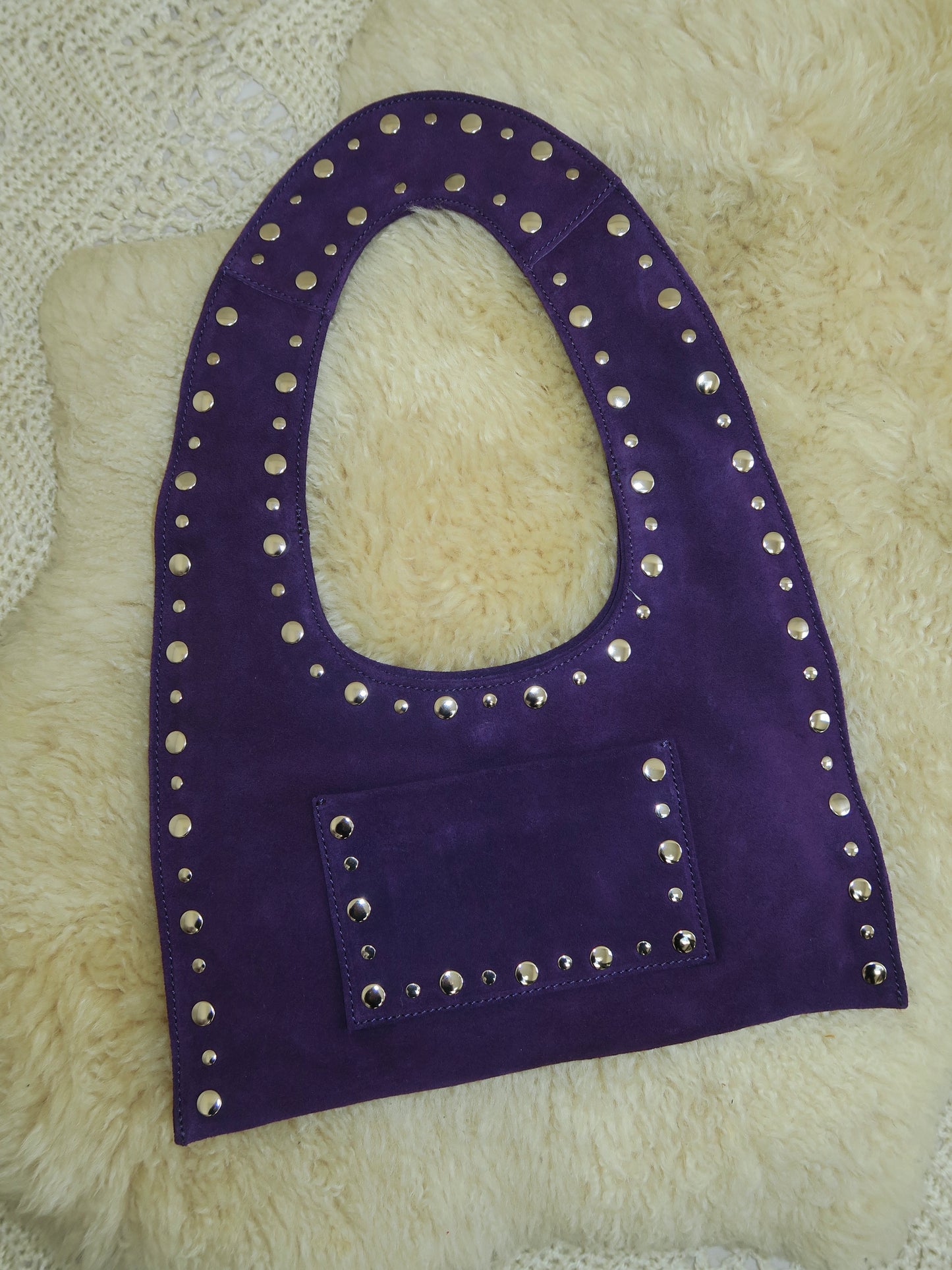 Mini Franca Bag in Aubergine